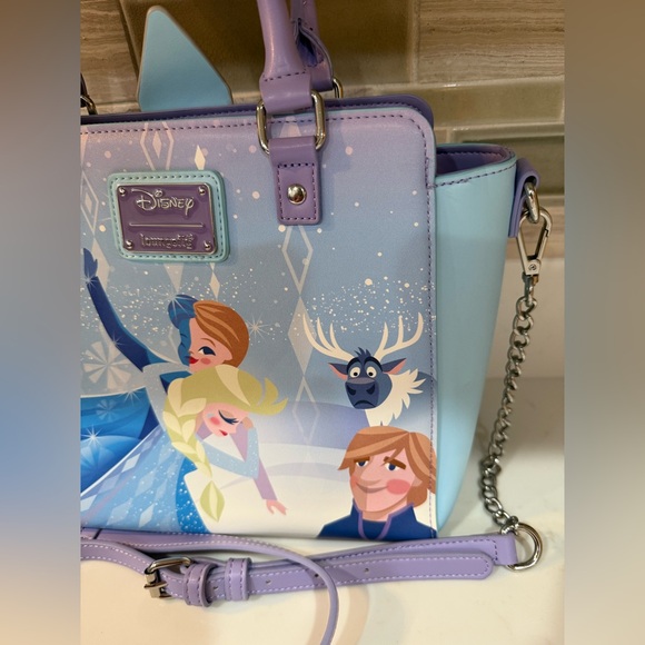 Loungefly Disney Frozen Princess Castle Crossbody Bag Purse - Picture 4 of 16